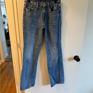 Classic Blue Straight-Leg Jeans